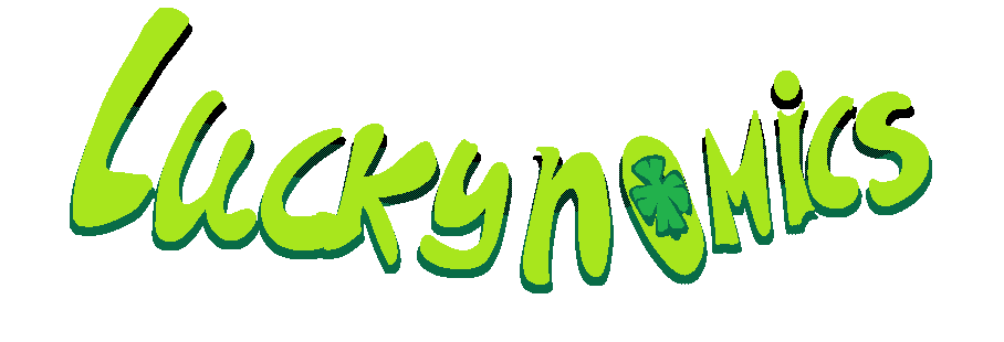 A banner that says "luckynomics"